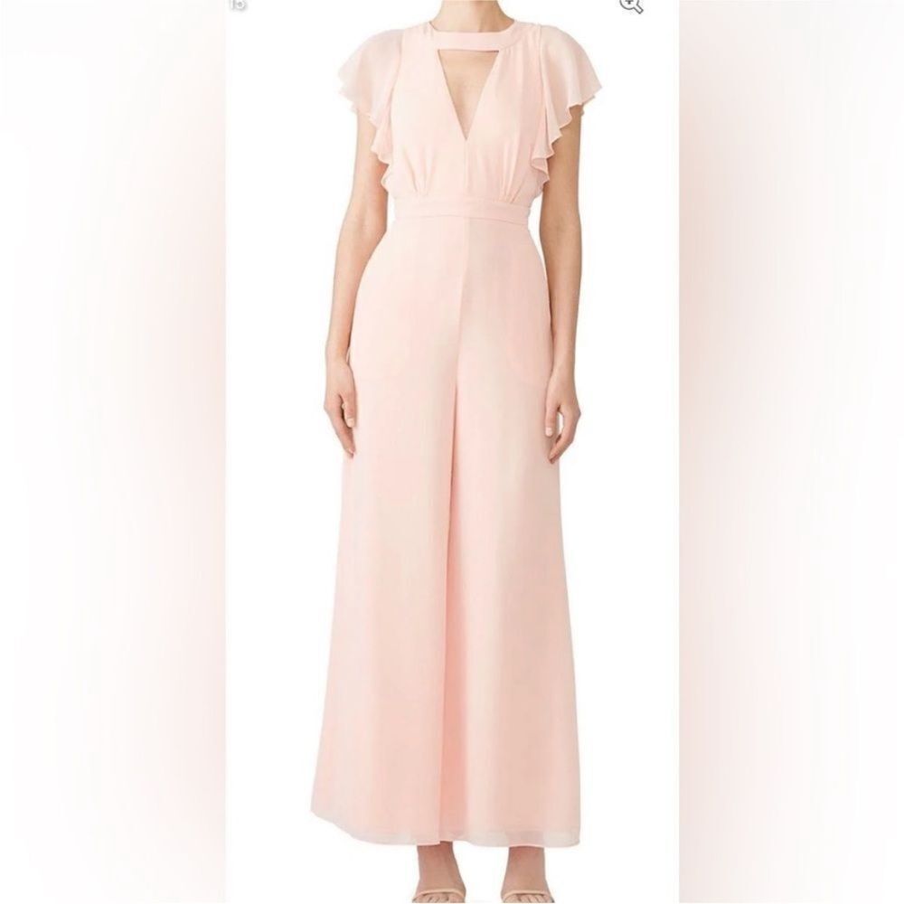 Fame & Partners Elegant Pink jumpsuit, US14
